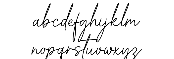 Austine Font LOWERCASE