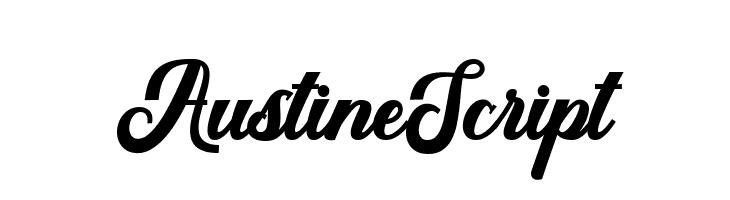 AustineScript  Frei Schriftart Herunterladen