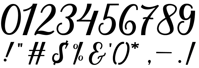 AustineScript Font OTHER CHARS