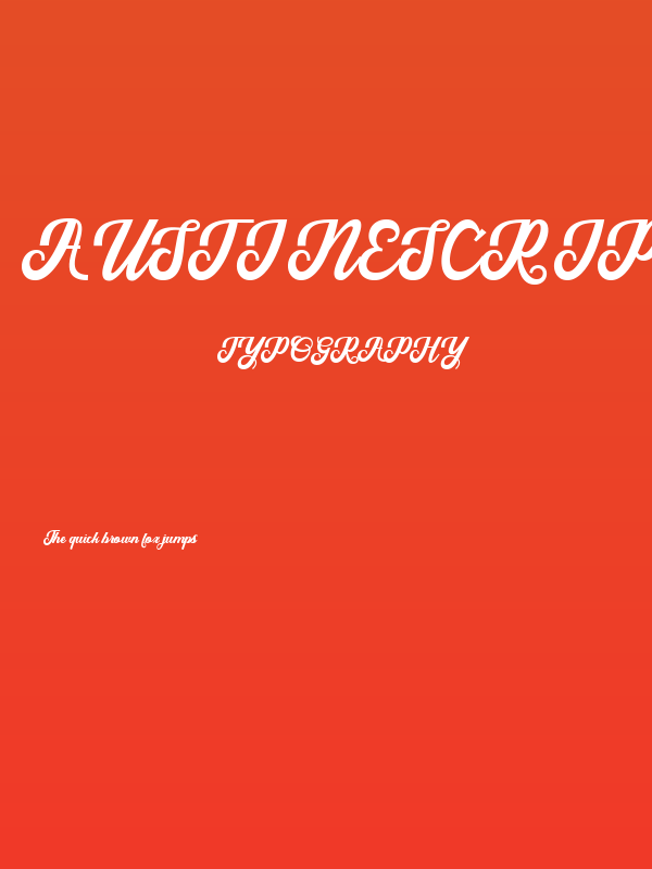 AustineScript Poster