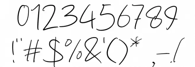 Austra Down Font OTHER CHARS