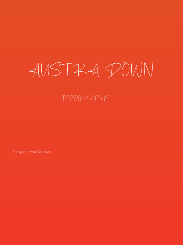 Austra Down Poster
