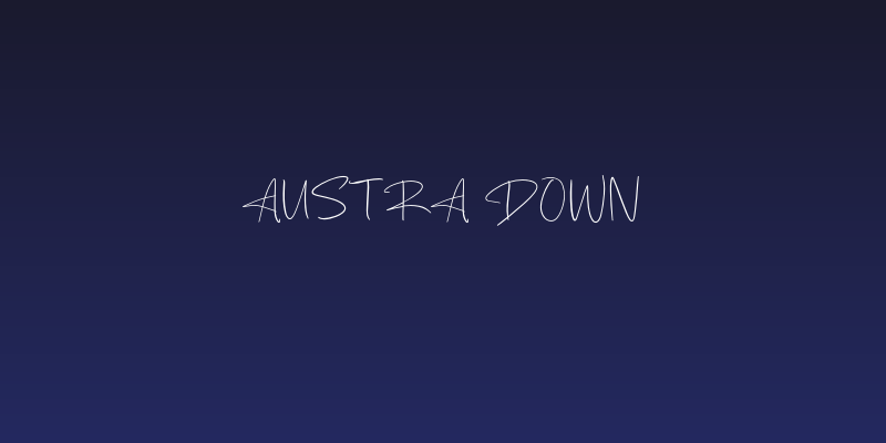 Austra Down Social Header