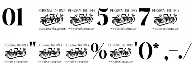 Austragen Font OTHER CHARS