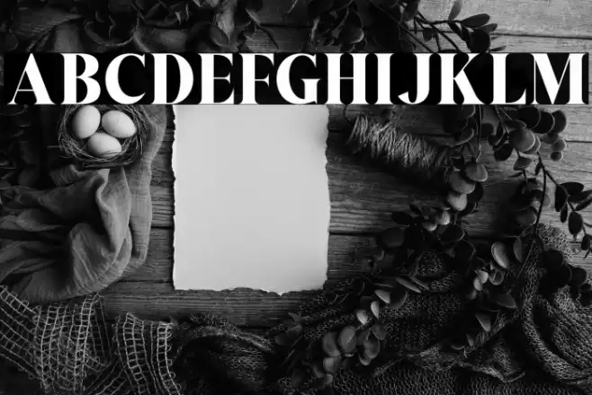 Austragen Font examples