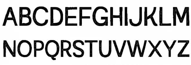 Austral Sans Stamp Regular Шрифта ВЕРХНИЙ