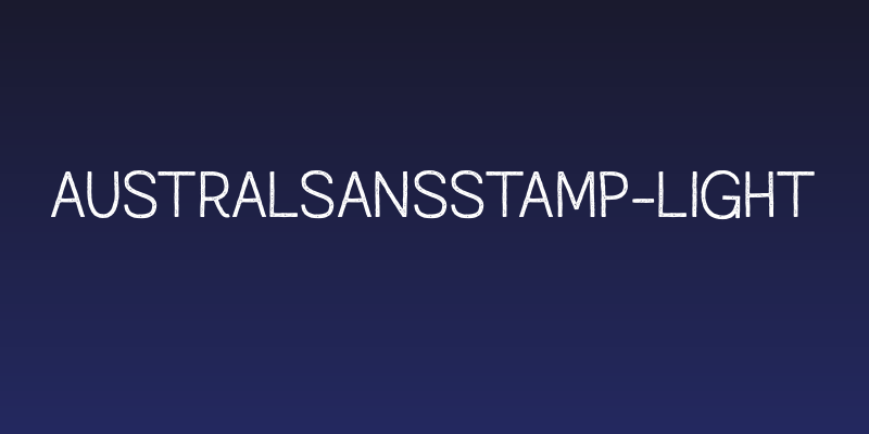 AustralSansStamp-Light Social Header