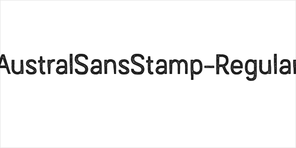 AustralSansStamp-Regular Logo