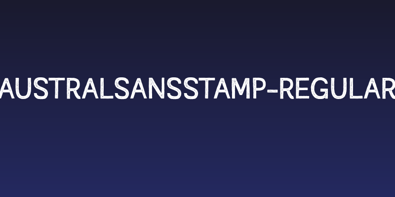 AustralSansStamp-Regular Social Header