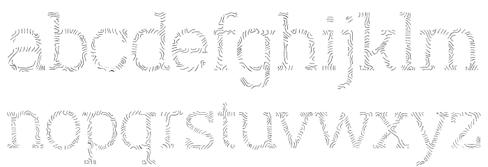 AustralSlabMaplines-Light Font LOWERCASE