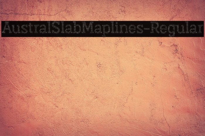 AustralSlabMaplines-Regular Example 3