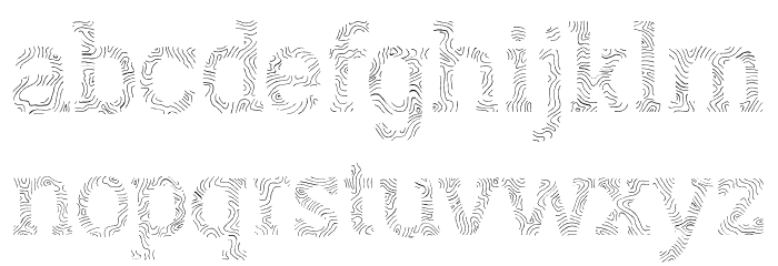 AustralSlabMaplines-Regular Font LOWERCASE