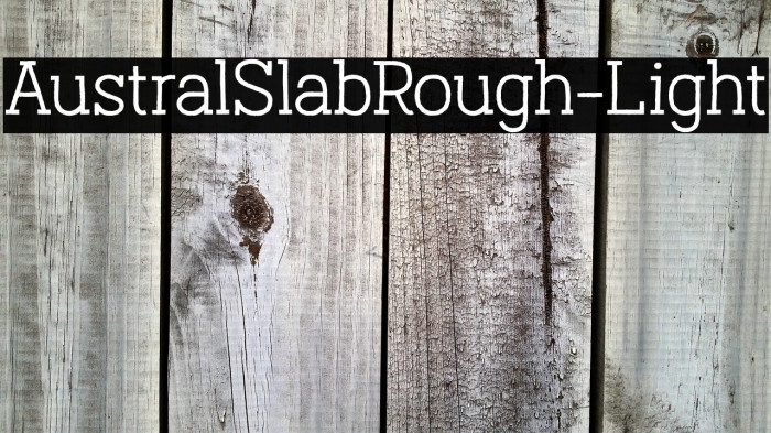 AustralSlabRough-Light Example 2