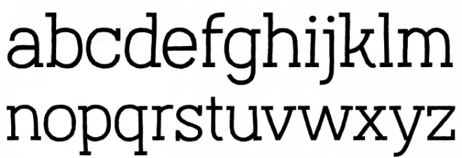 AustralSlabRough-Light Fuentes MINÚSCULAS
