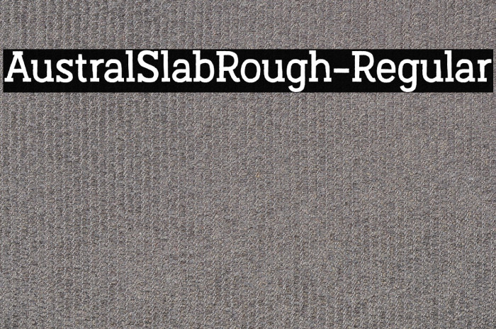 AustralSlabRough-Regular Example 2