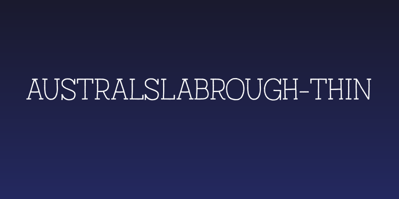 AustralSlabRough-Thin Social Header