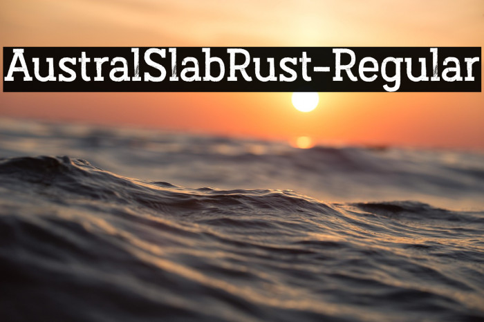 AustralSlabRust-Regular Example 2