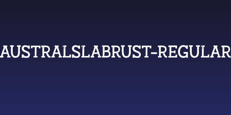 AustralSlabRust-Regular Social Header
