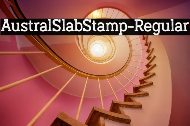 AustralSlabStamp-Regular Example 1
