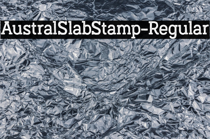 AustralSlabStamp-Regular Example 3