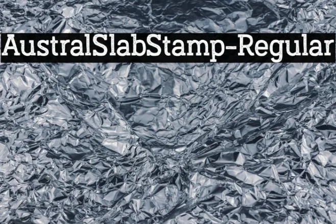 AustralSlabStamp-Regular Example 3