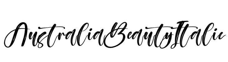 Australia Beauty Italic  baixar fontes gratis