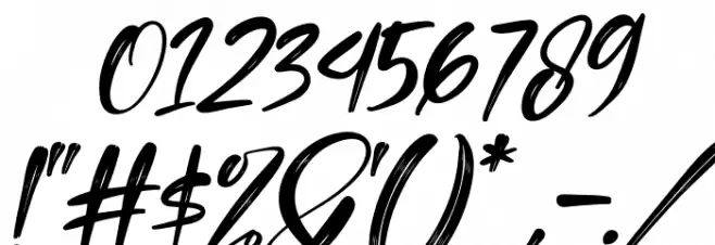 Australia Beauty Italic Font OTHER CHARS