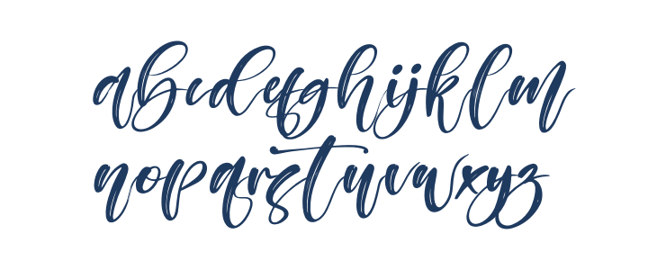 Australia Beauty Italic Lowercase