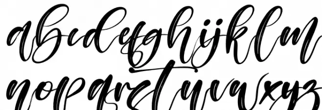 Australia Beauty Italic Caratteri MINUSCOLO