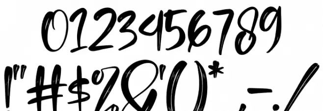 Australia Beauty Font OTHER CHARS