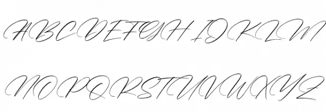 Australia Belmonte 字体 大写
