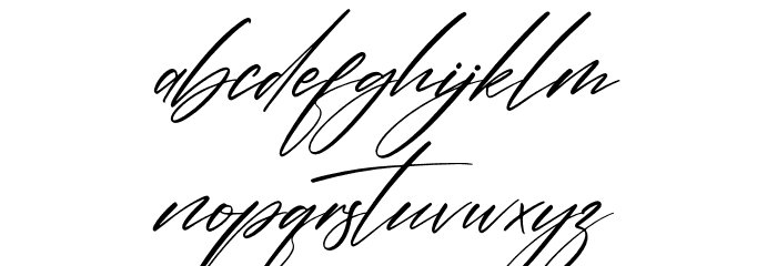 Australia Belmonte Font LOWERCASE