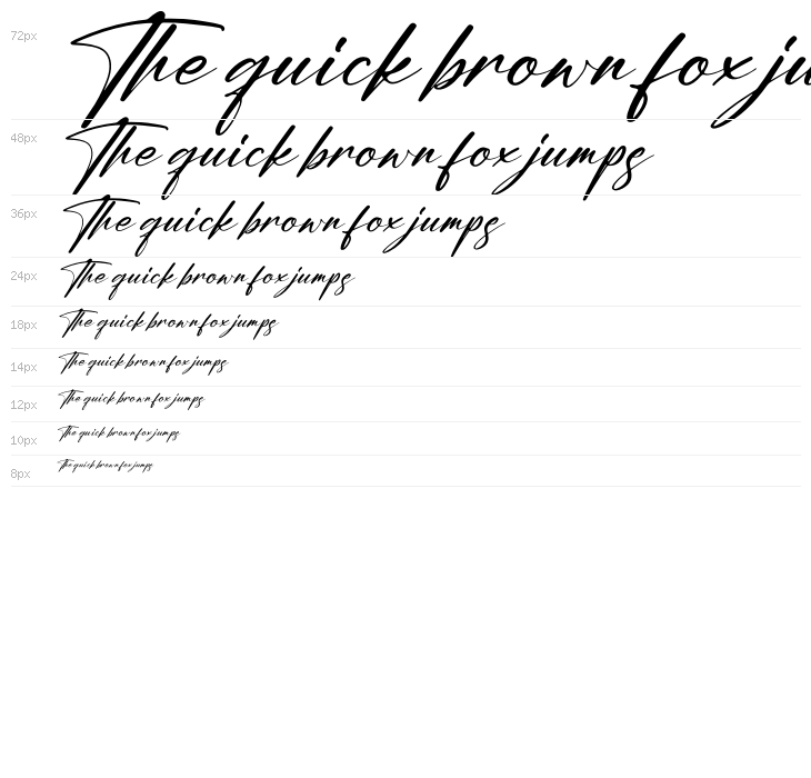 Australia Custom Italic Waterfall