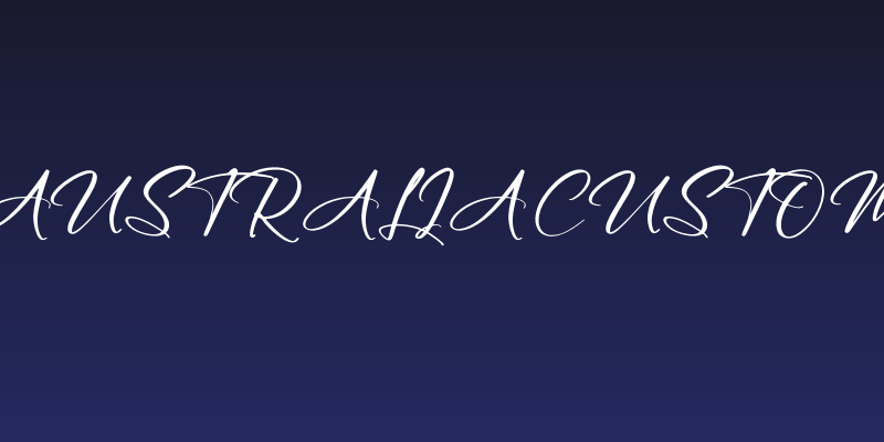 Australia Custom Social Header