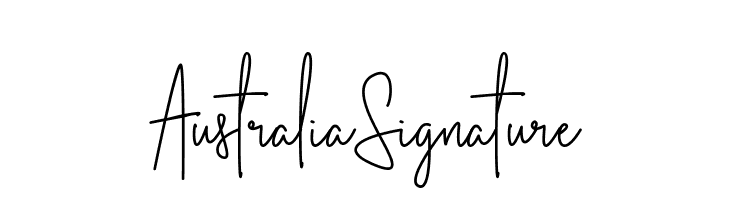 Australia Signature  les polices de caractères gratuit tlcharger