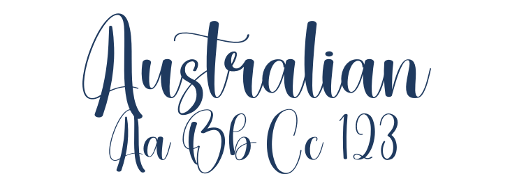 Australian Font Preview