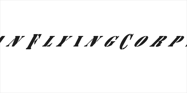 AustralianFlyingCorpsStencilB Logo