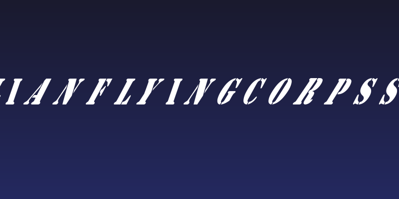 AustralianFlyingCorpsStencilB Social Header