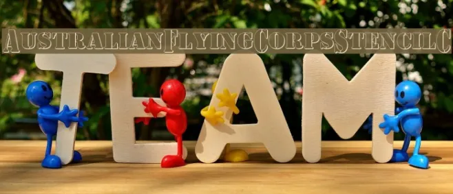 AustralianFlyingCorpsStencilC Example 2