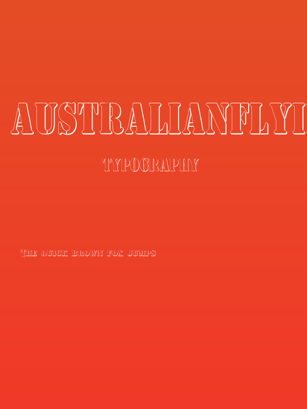 AustralianFlyingCorpsStencilC Poster