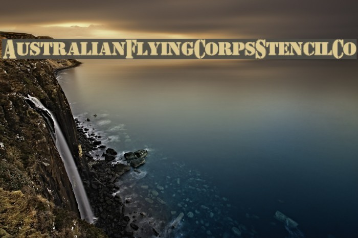 AustralianFlyingCorpsStencilCo Example 3