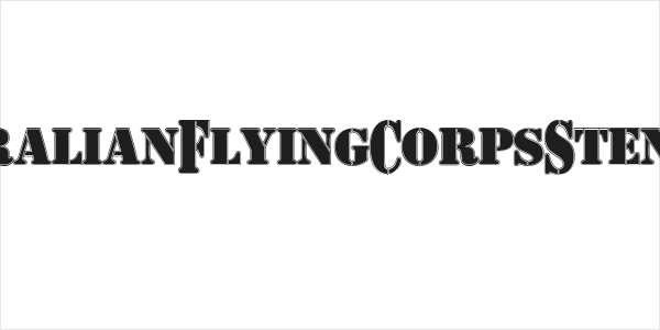 AustralianFlyingCorpsStencilCo Logo