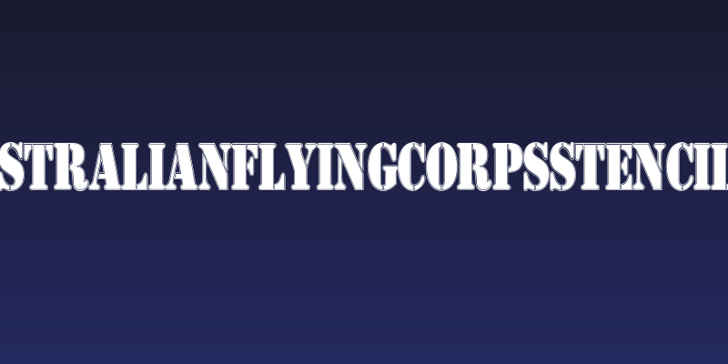 AustralianFlyingCorpsStencilCo Social Header