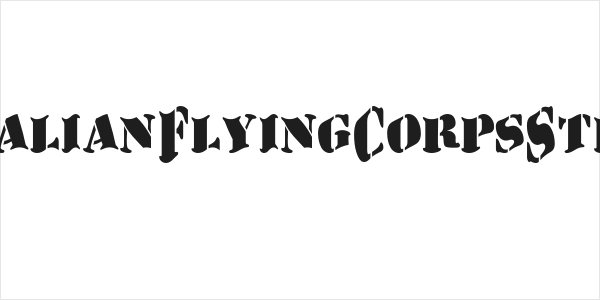 AustralianFlyingCorpsStencilD Logo