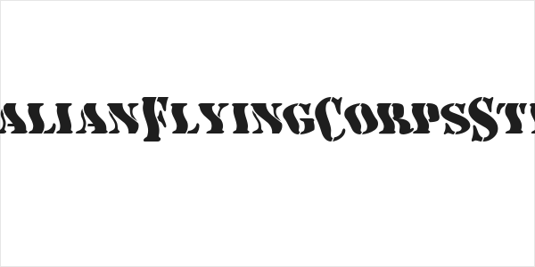 AustralianFlyingCorpsStencilE Logo