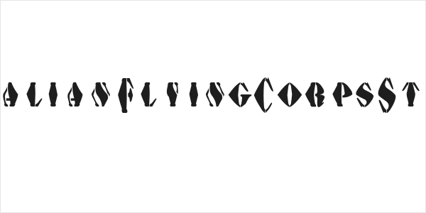 AustralianFlyingCorpsStencilG Logo