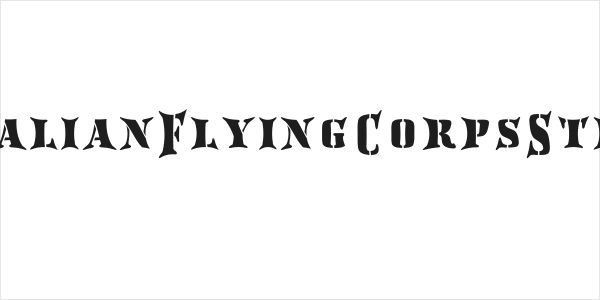 AustralianFlyingCorpsStencilH Logo