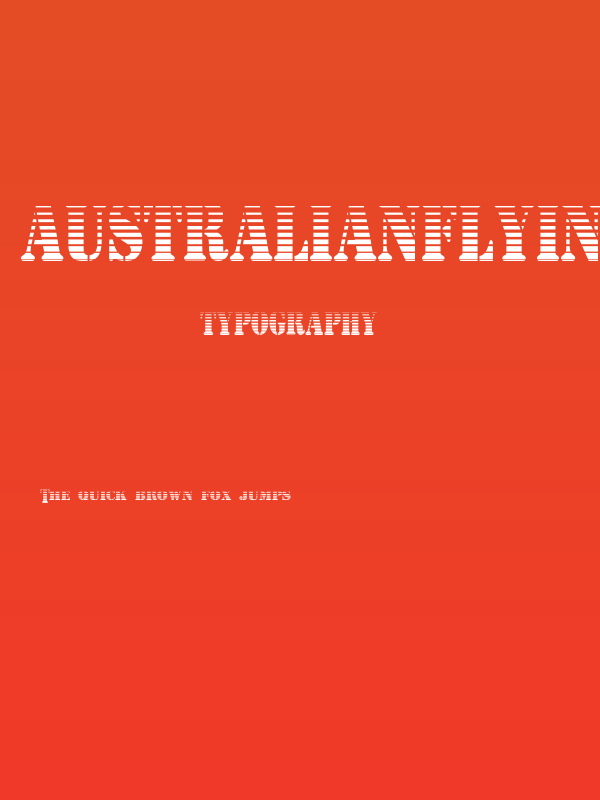 AustralianFlyingCorpsStencilL Poster