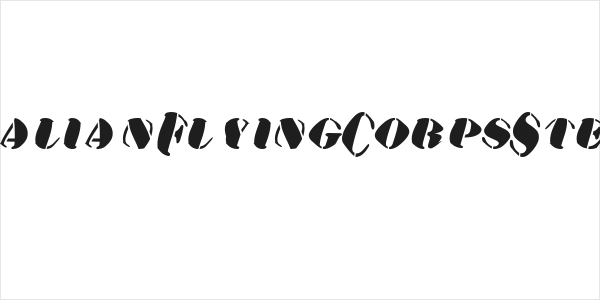 AustralianFlyingCorpsStencilSA Logo