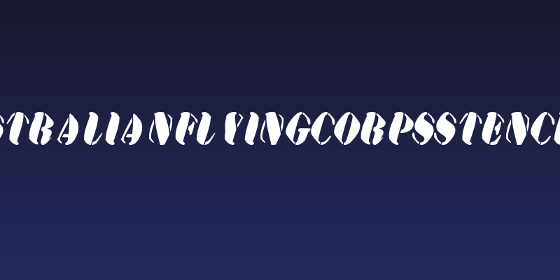 AustralianFlyingCorpsStencilSA Social Header